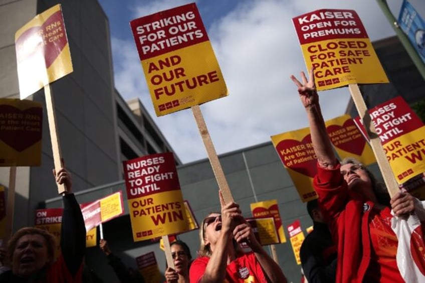 more than 75000 us healthcare workers begin 3 day strike