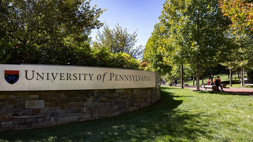 UPenn campus sign