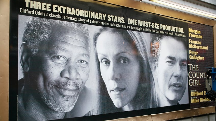 Signage for "The Country Girl" on Broadway