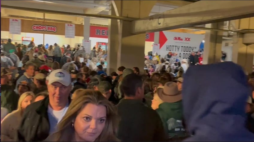 fans inside the stadium at morgan wallen concert