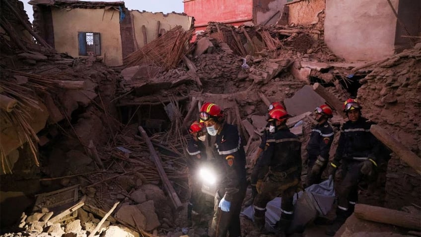 morocco death toll rises as search continues for survivors under rubble of buildings that crumbled