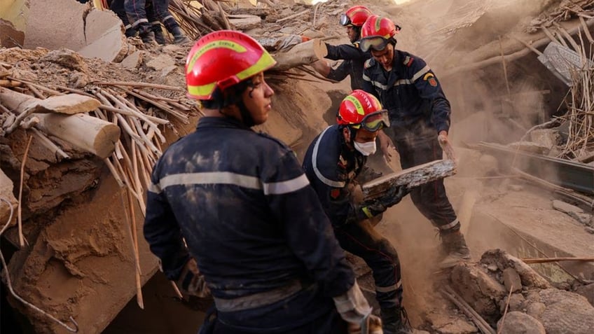 morocco death toll rises as search continues for survivors under rubble of buildings that crumbled