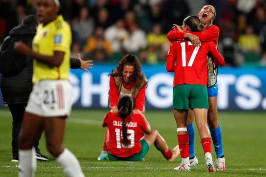 morocco makes more womens world cup history reaching knockout rounds with a 1 0 win over colombia