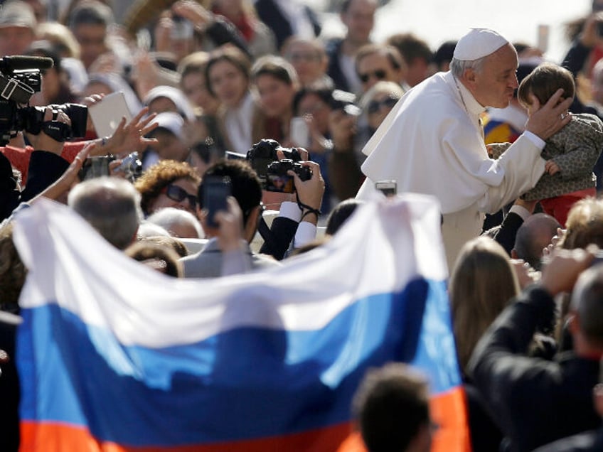 moscow thanks pope francis for homage to great mother russia