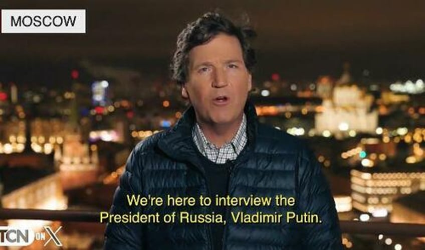 most americans are not informed were here because we love the us tucker carlson explains why he is interviewing vladimir putin