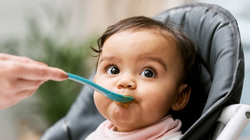 Feeding baby