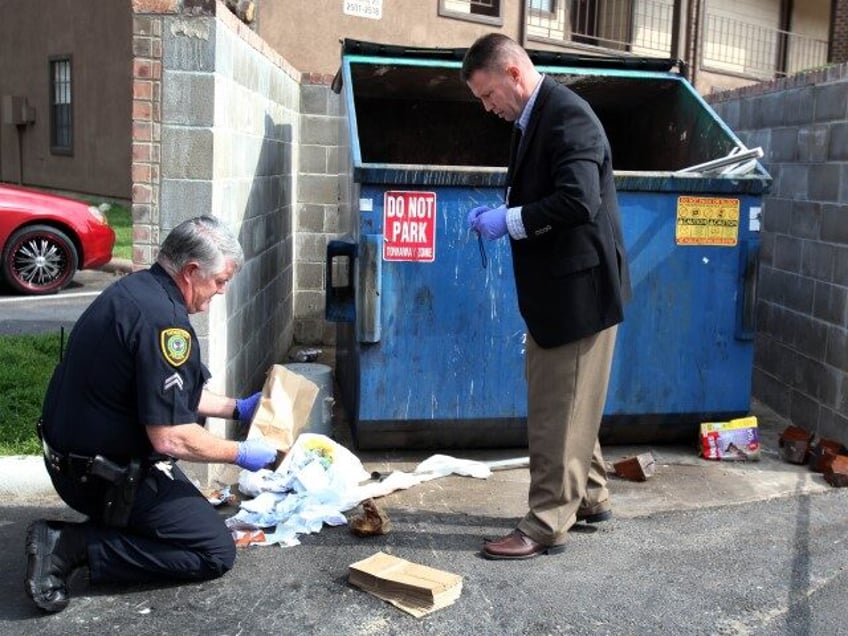 HPD works the scene where a newborn baby boy was found alive in a dumpster by maintenance