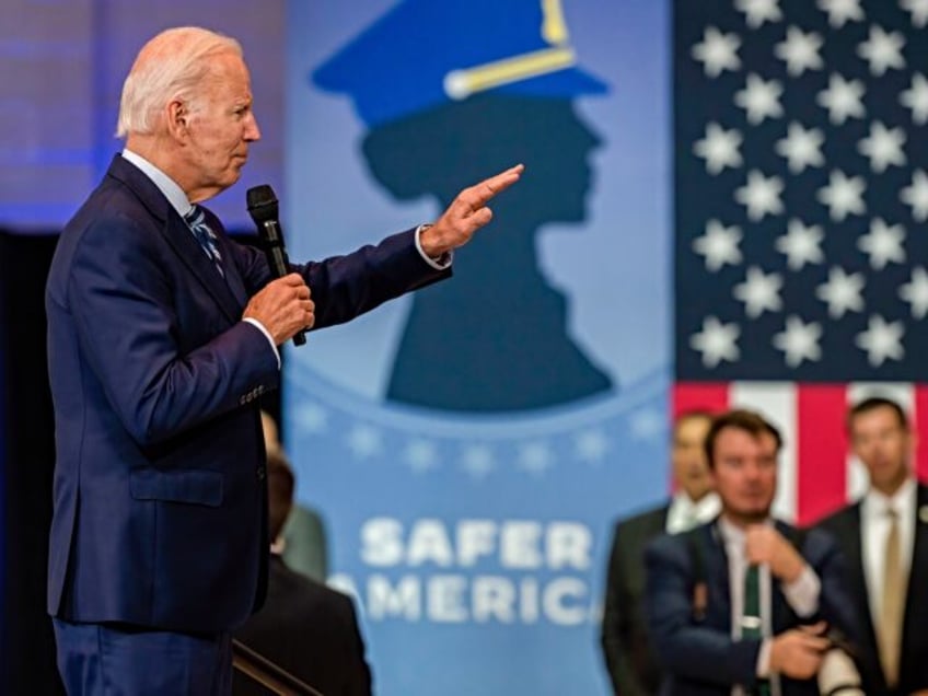 WILKES-BARRE, PENNSYLVANIA, UNITED STATES - 2022/08/30: President Joe Biden speaks at a Sa