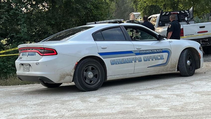 A Johnson County Sheriff's squad car