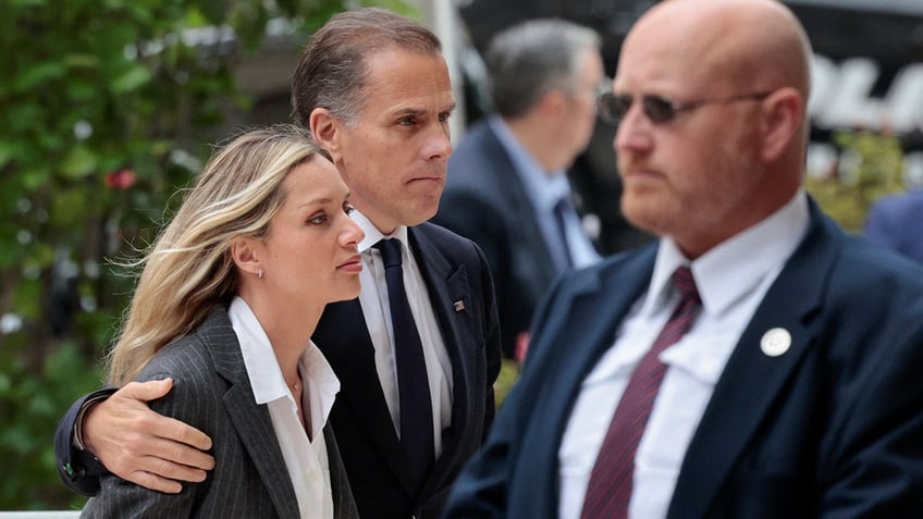 Hunter Biden and Melissa Cohen Biden arrive at federal court