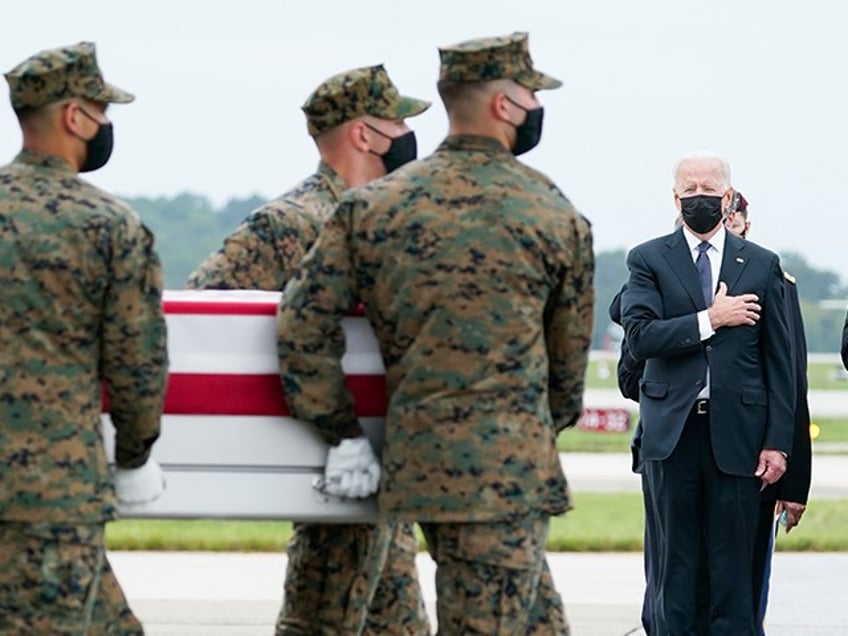 mother of marine killed in afghanistan biden said he brought son beau home in a flag draped coffin