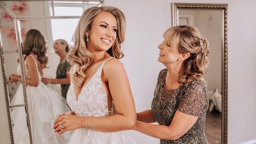 mother of the bride forgets to change photo captions in daughters wedding album leaving family in hysterics