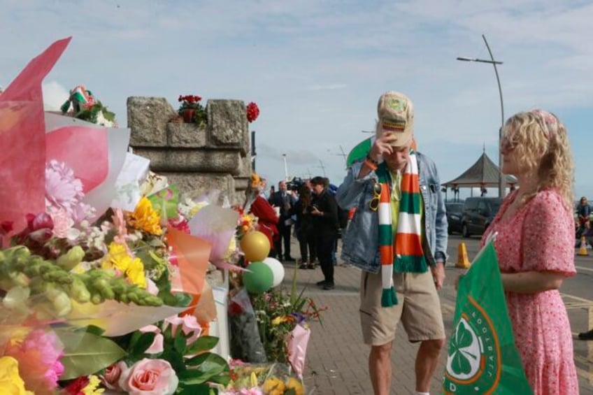 mourners in ireland pay their respects to singer sinead oconnor at funeral procession