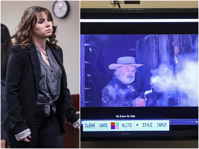 SANTA FE, NEW MEXICO - FEBRUARY 29: Hannah Gutierrez-Reed leaves the courtroom during a br