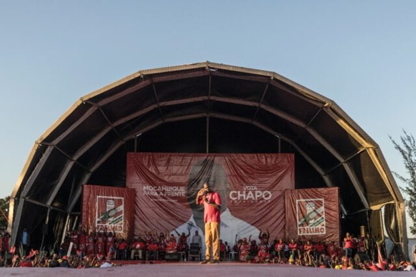 Daniel Chapo, candidate for the ruling Mozambique Liberation Front (Frelimo), is expected