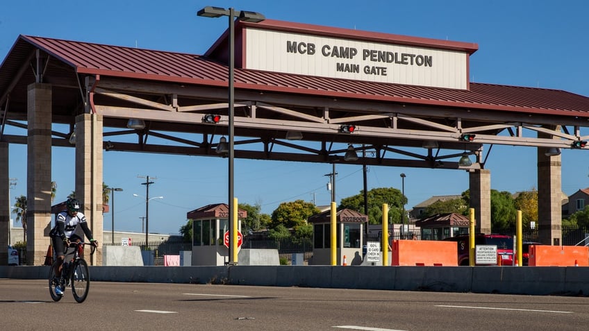 mp opens fire on civilian attempting to illegally enter california marine base