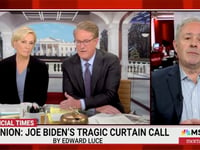 MSNBC's Joe Scarborough says he 'did not see' Biden mental decline in White House meetings