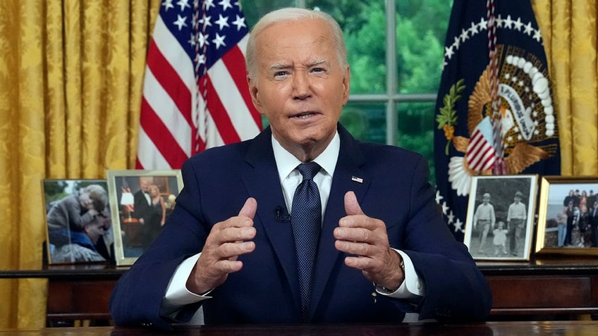 President Biden speaks in Oval Office