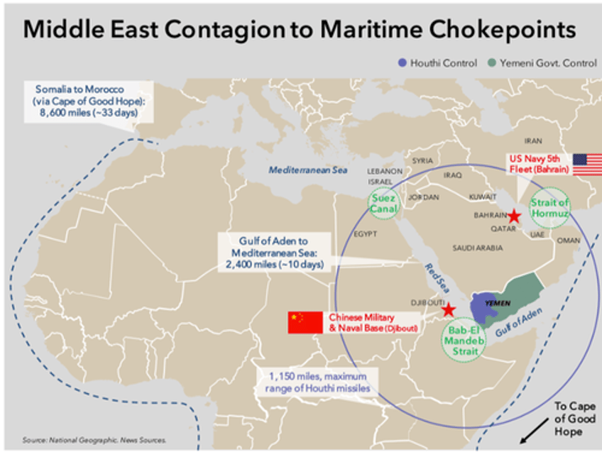mufg warns higher friction geopolitics puts these global maritime chokepoints at risk