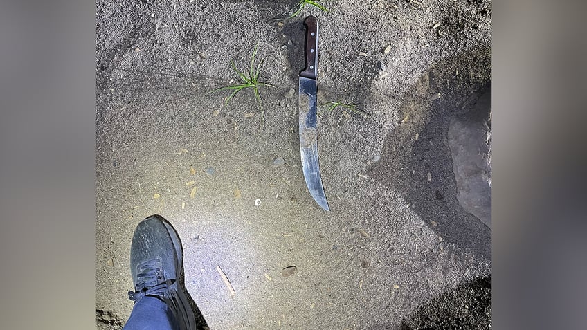 Knife used in Portland, Oregon attack at ICE facility.