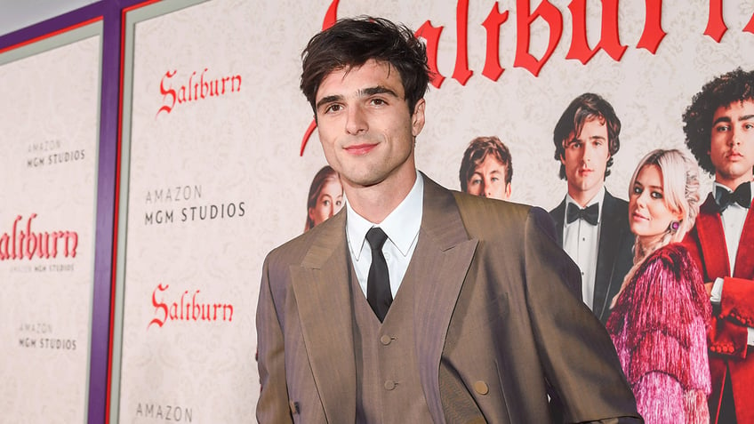 Jacob Elordi at "Saltburn" premiere