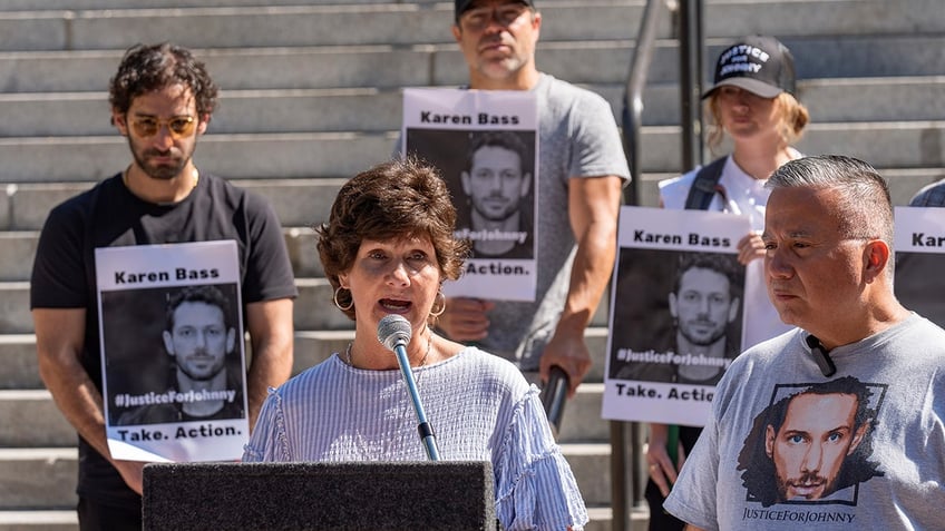 Johnny Wactor's mom holds press conference