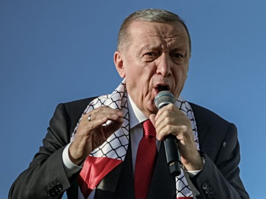 murderer israel erdogan leads 15 million people in pro hamas airport takeover