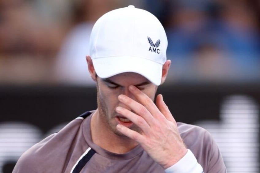 Andy Murray was knocked out of the Australian Open in the first round