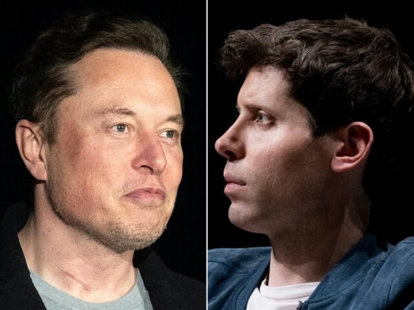 Tension between super wealthy Elon Musk (l) and OpenAI chief Sam Altman has escalated with