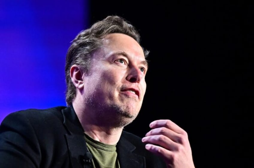 Tesla CEO Elon Musk speaks at the 27th annual Milken Institute Global Conference at the Be