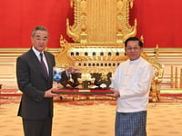 Myanmar junta chief visits key ally China