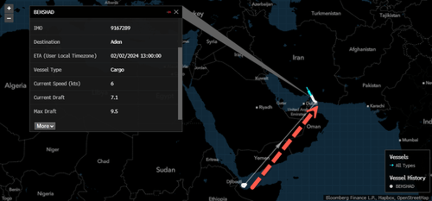 mysterious iranian spy ship returns home as israel iran conflict worsens 