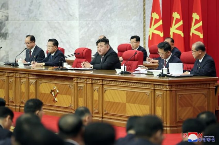 North Korea is currently holding a major party meeting, which was opened by leader Kim Jon