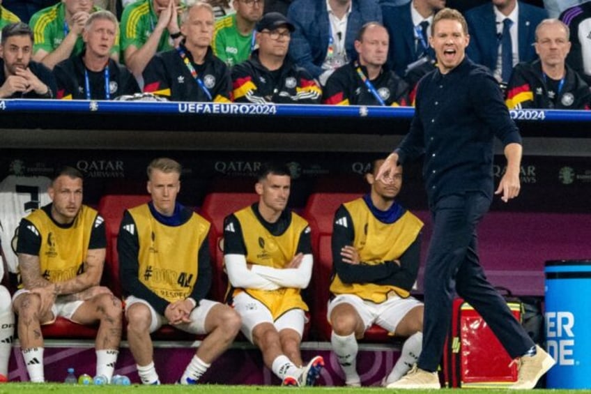 Germany coach Julian Nagelsmann was not pumping the brakes after Friday's 5-1 win over Sco