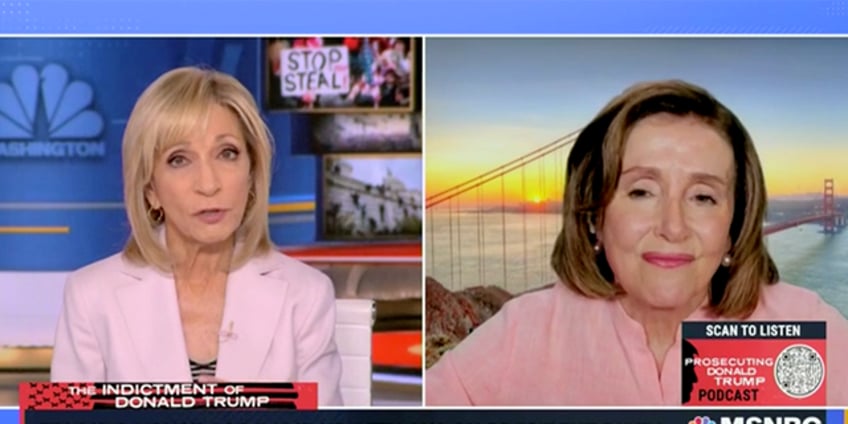 nancy pelosi annoyed by msnbc question about impeaching biden with all due respect this is frivolous