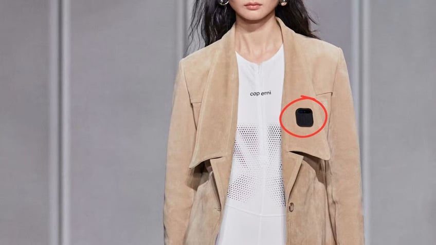 naomi campbell rocks a screenless wearable ai pin with a sneaky sci fi twist