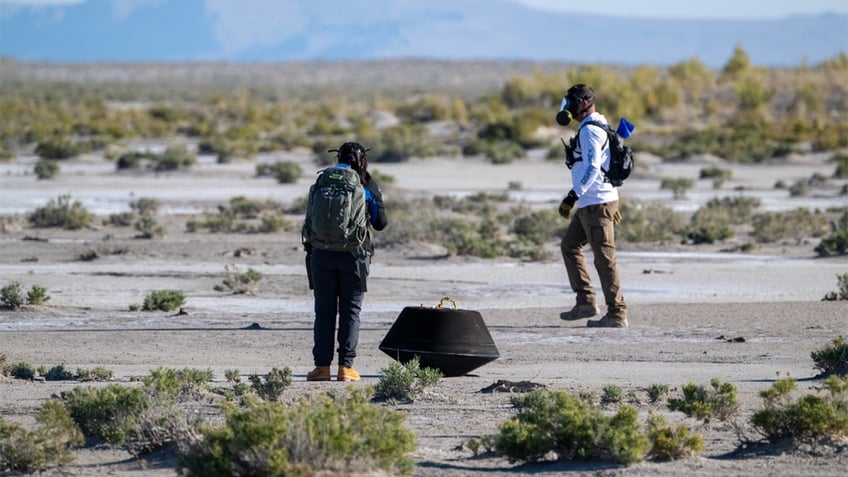 nasa capsule brings sample from asteroid to earth for the first time in american history we have touchdown