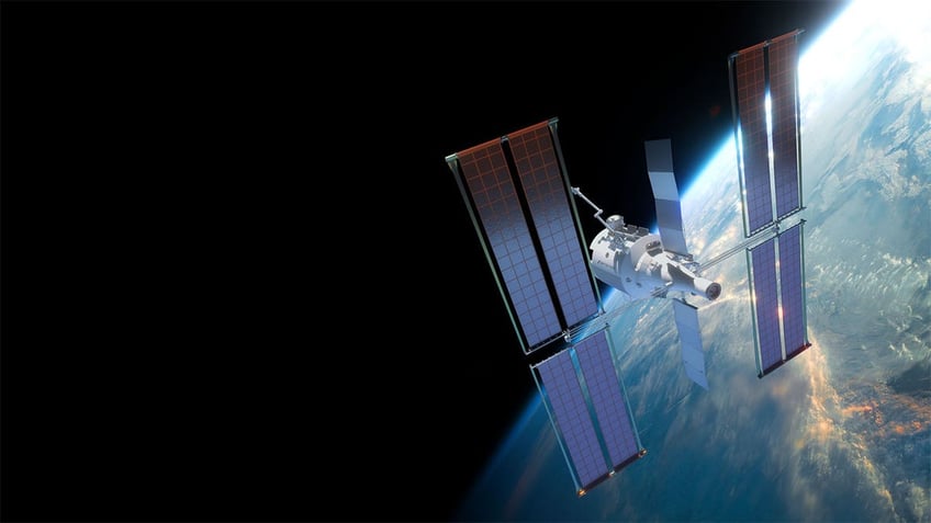 A rendering shows a space station that could replace the International Space Station, which is intended to be deorbited in 2030.