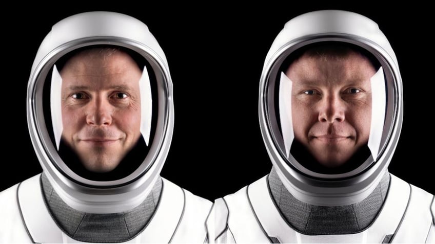 NASA astronaut Hague and cosmonaut Gorbunov