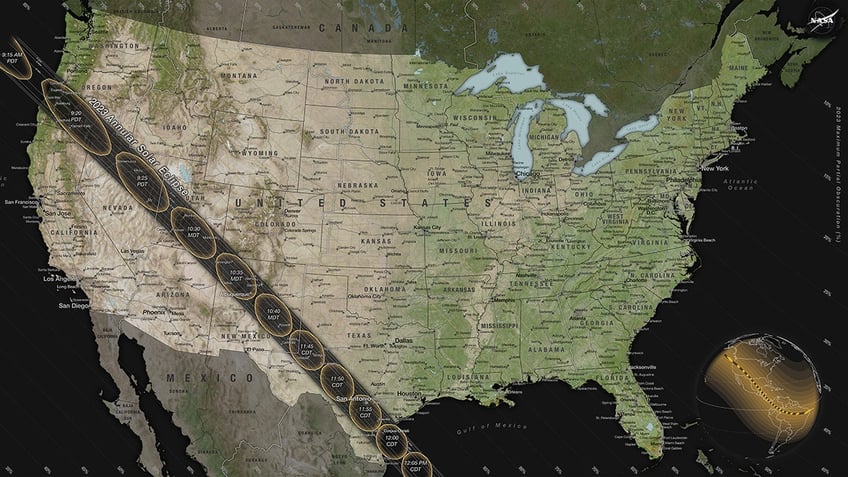 nasa releases new image of earth taken from space during annular solar eclipse see the stunning shot