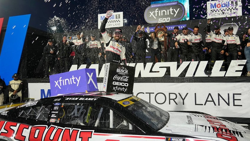 Ryan Blaney wins at Martinsville