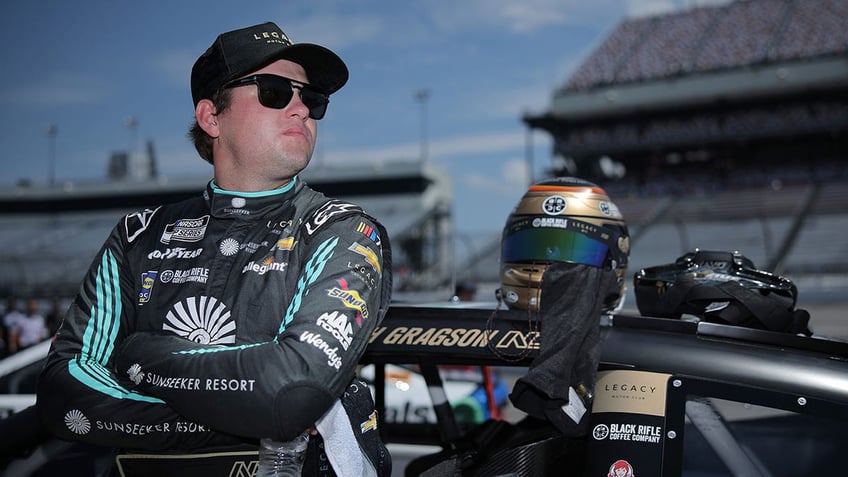 nascar reinstates noah gragson after liking george floyd meme driver says hes a better person