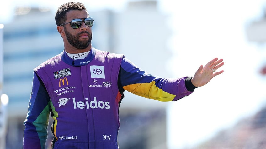 nascar star bubba wallace praises his own maturity for not punching something after frustrating race