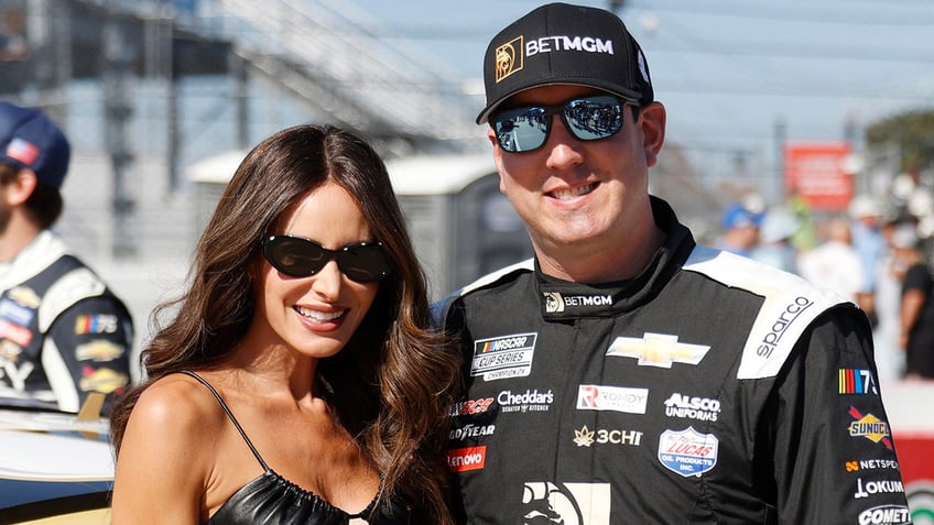 Kyle and Samantha Busch in October 2023