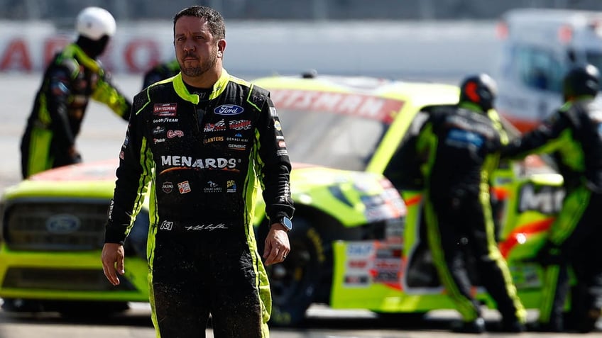 nascar star matt crafton denies sucker punching nick sanchez defends bloody melee