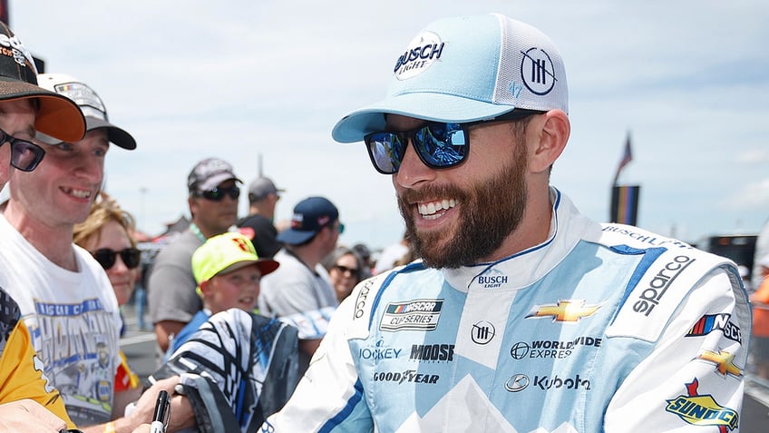 Ross Chastain with fans