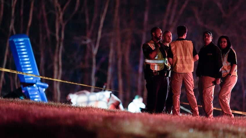 Nashville plane crash wreckage