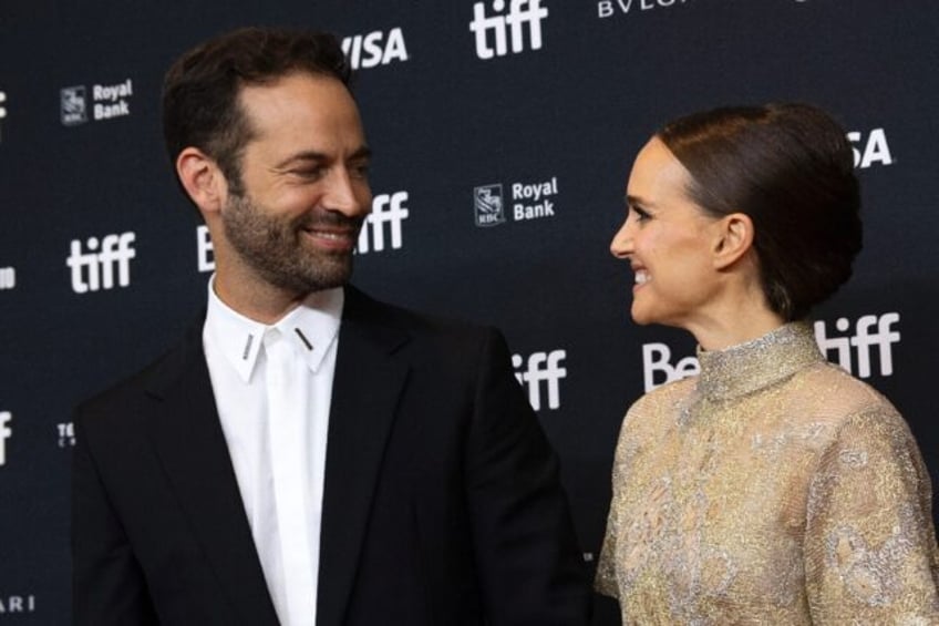 Benjamin Millepied et Natalie Portman, lors du festival international du film de Toronto e