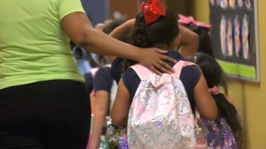 Someone guiding a student