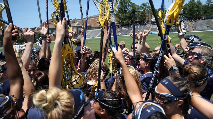 Naval Academy lacrosse sticks